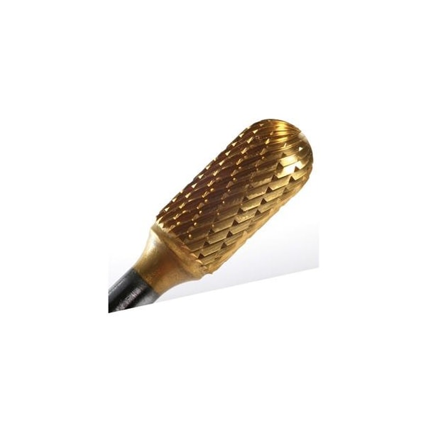 Champion Cutting Tool Cylinder Radius End Carbide Bur, Surface Milling/Contour, 3/4in Cut Dia CHA SC15 - main